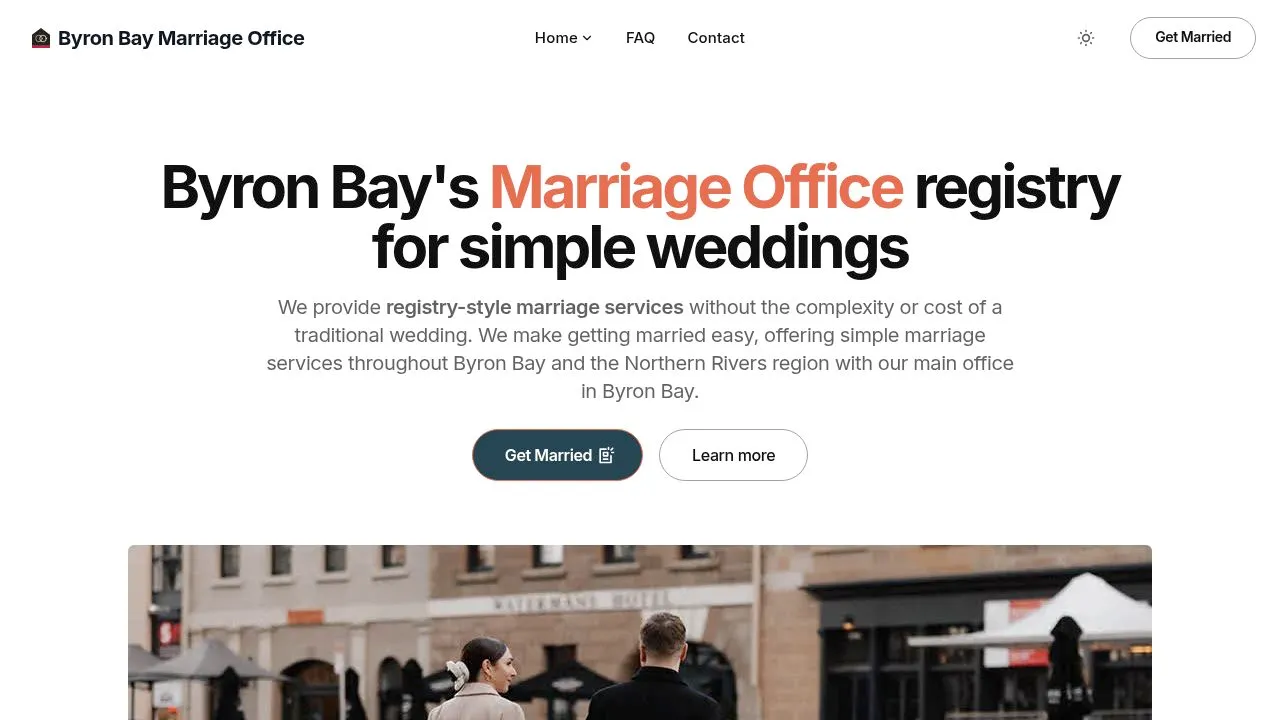 Byron Bay Marriage Office — marriage services in Byron Bay