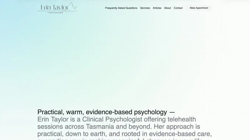 Erin Taylor Clinical Psychologist