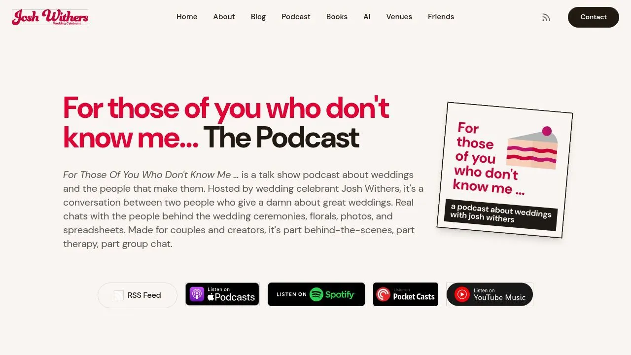 For those of you who don't know me — podcast