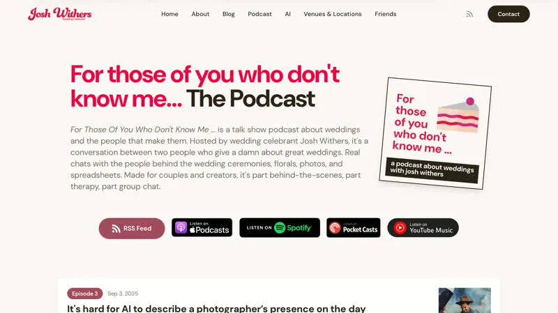 For those of you who don't know me — podcast