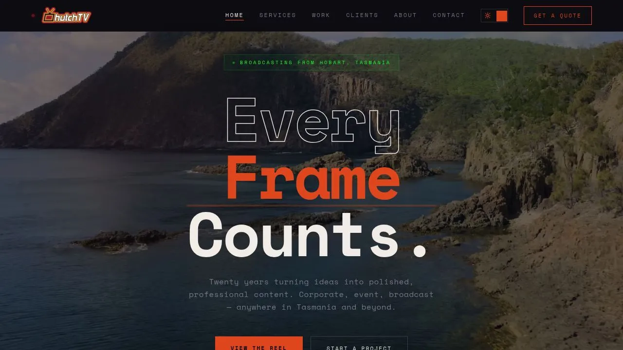 HutchTV – video production in Hobart, Tasmania