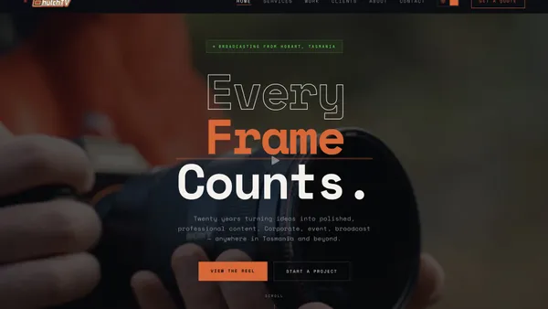 HutchTV – video production in Hobart, Tasmania