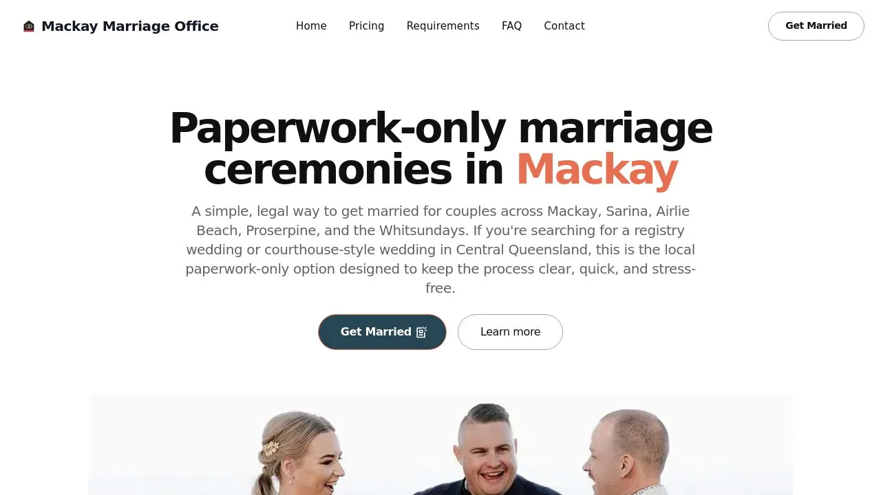 Mackay Weddings — wedding services in Mackay, Queensland