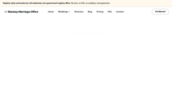 Mackay Weddings — wedding services in Mackay, Queensland