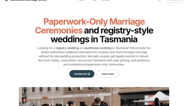 Marriage Office — marriage services across Australia