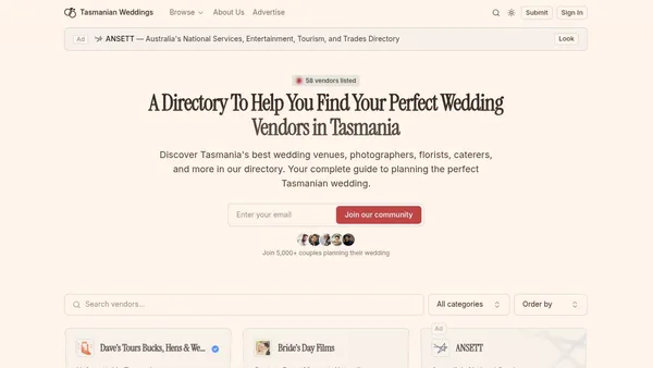 Tasmanian Directory — a business directory for Tasmania