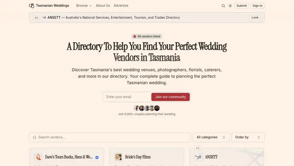 Tasmanian Directory — a business directory for Tasmania